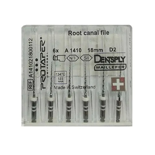 ПроТейперРетр_ProTaper Retreat D2, L18mm 6 шт эндоин. машин распломбировка канала, Майллифер