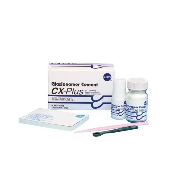 ЦИкс плюс_CX-Plus Triple Set Стеклоиономерный цемент Набор (порошок 3*35г, жидк. 3*17мл), Шофу